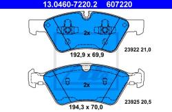 ATE set placute frana, frana disc ATE 13.0460-7220.2 (13.0460-7220.2)