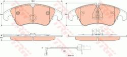 TRW set placute frana, frana disc TRW COTEC GDB1908 (GDB1908)