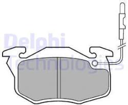 DELPHI set placute frana, frana disc DELPHI LP696 (LP696)