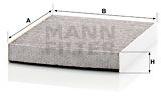 Mann-filter Filtru, aer habitaclu MANN-FILTER CUK 2442 (CUK 2442) - automobilus