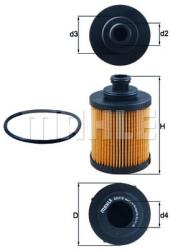MAHLE Filtru ulei MAHLE OX 418D (OX 418D) - automobilus