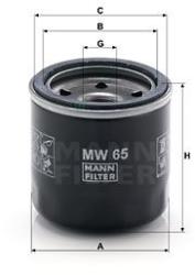 Mann-filter Filtru ulei MANN-FILTER MW 65 (MW 65) - automobilus