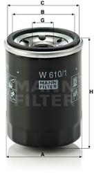 Mann-filter Filtru ulei MANN-FILTER W 610/1 - automobilus