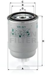 Mann-filter filtru combustibil MANN-FILTER WK 821 (WK 821) - automobilus