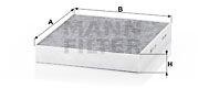 Mann-filter Filtru, aer habitaclu MANN-FILTER CUK 2559 (CUK 2559)