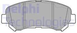 DELPHI set placute frana, frana disc DELPHI LP2031 (LP2031)