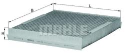 MAHLE Filtru, aer habitaclu MAHLE LAK 189 (LAK 189)