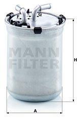 Mann-filter filtru combustibil MANN-FILTER WK 823/2 (WK 823/2) - automobilus