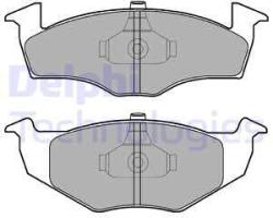 DELPHI set placute frana, frana disc DELPHI LP1591 (LP1591)