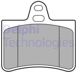 DELPHI set placute frana, frana disc DELPHI LP1680 (LP1680)