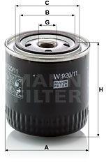 Mann-filter Filtru ulei MANN-FILTER W 920/11 (W 920/11) - automobilus