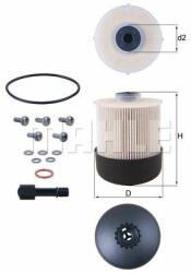 MAHLE filtru combustibil MAHLE KX 338/26D (KX 338/26D) - automobilus