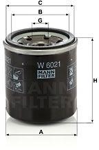 Mann-filter Filtru ulei MANN-FILTER W 6021 (W 6021) - automobilus