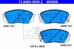 ATE set placute frana, frana disc ATE 13.0460-5600.2 (13.0460-5600.2)