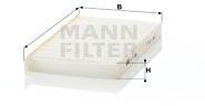 Mann-filter Filtru, aer habitaclu MANN-FILTER CU 21 005-2 (CU 21 005-2)