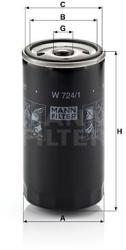 Mann-filter Filtru ulei MANN-FILTER W 724/1 (W 724/1) - automobilus