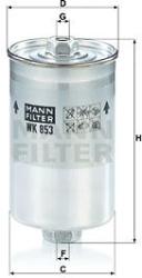 Mann-filter filtru combustibil MANN-FILTER WK 853 (WK 853) - automobilus