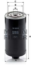 Mann-filter Filtru ulei MANN-FILTER W 950/4 (W 950/4) - automobilus