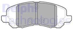 DELPHI set placute frana, frana disc DELPHI LP2038 (LP2038)