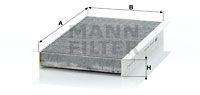 Mann-filter Filtru, aer habitaclu MANN-FILTER CUK 2747 (CUK 2747)