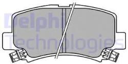DELPHI set placute frana, frana disc DELPHI LP1439 (LP1439)