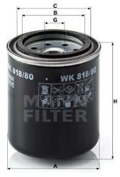 Mann-filter filtru combustibil MANN-FILTER WK 818/80 (WK 818/80) - automobilus