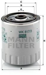 Mann-filter filtru combustibil MANN-FILTER WK 817/3 x (WK 817/3 x) - automobilus