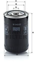 Mann-filter Filtru ulei MANN-FILTER W 940/62 (W 940/62) - automobilus