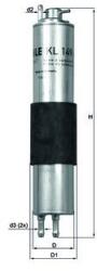 MAHLE filtru combustibil MAHLE KL 149 (KL 149) - automobilus