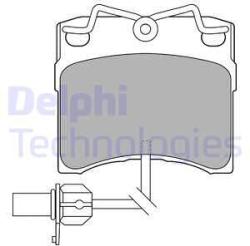 DELPHI set placute frana, frana disc DELPHI LP1535 (LP1535)