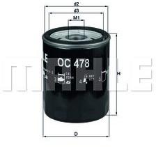 MAHLE Filtru ulei MAHLE OC 478 (OC 478) - automobilus