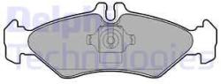 DELPHI set placute frana, frana disc DELPHI LP1595 (LP1595)
