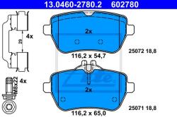 ATE set placute frana, frana disc ATE 13.0460-2780.2 (13.0460-2780.2)