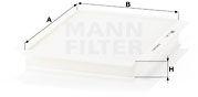 Mann-filter Filtru, aer habitaclu MANN-FILTER CU 2622 - automobilus