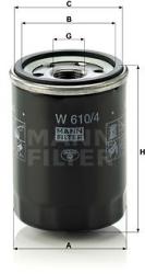 Mann-filter Filtru ulei MANN-FILTER W 610/4 (W 610/4) - automobilus