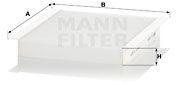 Mann-filter Filtru, aer habitaclu MANN-FILTER CU 2454 - automobilus