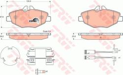 TRW set placute frana, frana disc TRW GDB1542 - automobilus