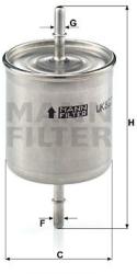 Mann-filter filtru combustibil MANN-FILTER WK 822/2 (WK 822/2) - automobilus