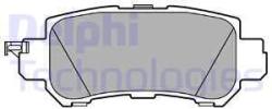 DELPHI set placute frana, frana disc DELPHI LP2482 (LP2482)