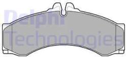 DELPHI set placute frana, frana disc DELPHI LP1046 (LP1046)