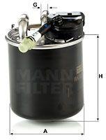 Mann-filter filtru combustibil MANN-FILTER WK 820/17 (WK 820/17) - automobilus