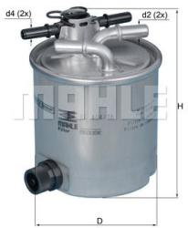MAHLE filtru combustibil MAHLE KL 404/16 (KL 404/16) - automobilus
