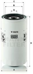 Mann-filter Filtru ulei MANN-FILTER W 950/36 - automobilus
