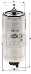 Mann-filter filtru combustibil MANN-FILTER WK 853/8 (WK 853/8) - automobilus