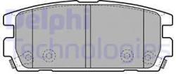DELPHI set placute frana, frana disc DELPHI LP1930 (LP1930)