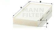Mann-filter Filtru, aer habitaclu MANN-FILTER CU 1811-2 (CU 1811-2)