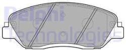 DELPHI set placute frana, frana disc DELPHI LP2048 (LP2048)