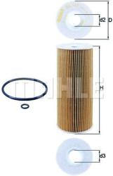 MAHLE Filtru ulei MAHLE OX 143D (OX 143D) - automobilus