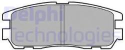 DELPHI set placute frana, frana disc DELPHI LP965 (LP965)