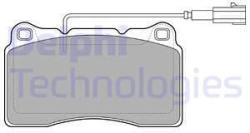 DELPHI set placute frana, frana disc DELPHI LP2045 - automobilus